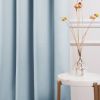 52 x 84 inch Solid Light Blue Thermal Blackout Curtain Panels - Set of 2