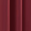 52 x 96 inch Solid Burgundy Red Thermal Blackout Curtain Panels - Set of 2