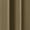 52 x 102 inch Solid Olive Green Thermal Blackout Curtain Panels - Set of 2