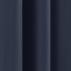 52 x 108 inch Solid Navy Blue Thermal Blackout Curtain Panels - Set of 2
