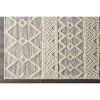 3-ft. x 5-ft. Hand Woven Wool Blend Grey Beige Ivory Persian Style Area Rug