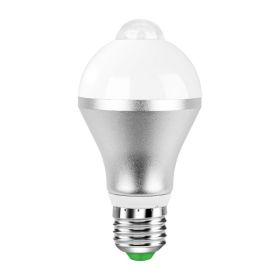 E27 Motion Sensor Light Bulb 9W 6500K Dusk To Dawn Automatic On-Off LED Light Bulb Indoor Outdoor Use (Option: 9W)