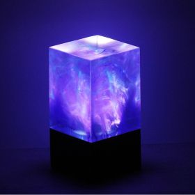Galaxy Cube - Purple Handcrafted Ambient Lamp (Option: Galaxy Lamp)
